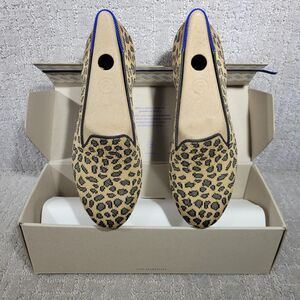 Rothys The Loafer Spotted Cheetah Print Round Toe Slip on Women's Multiple Sizes